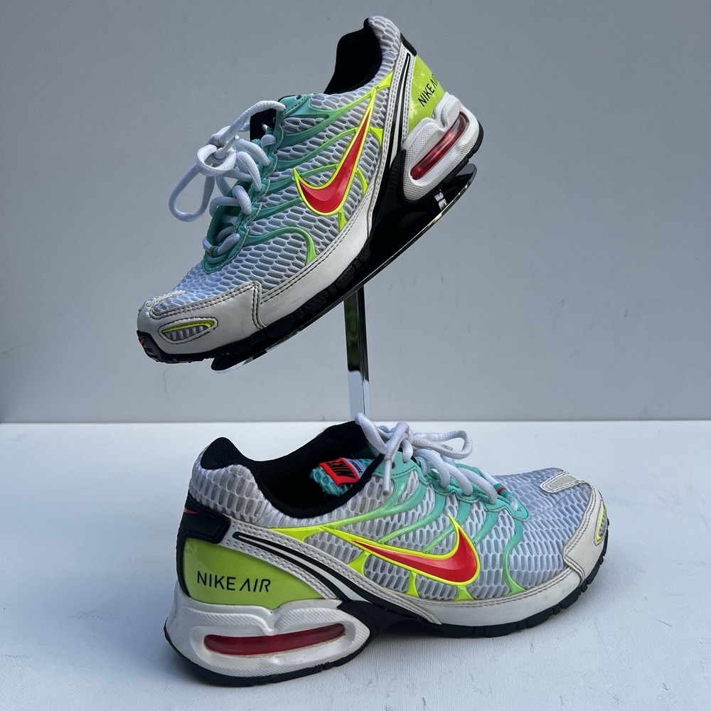 Nike Air Max Torch 4 White Multicolor Running Shoes CW5607-100 Womens Size 7.5